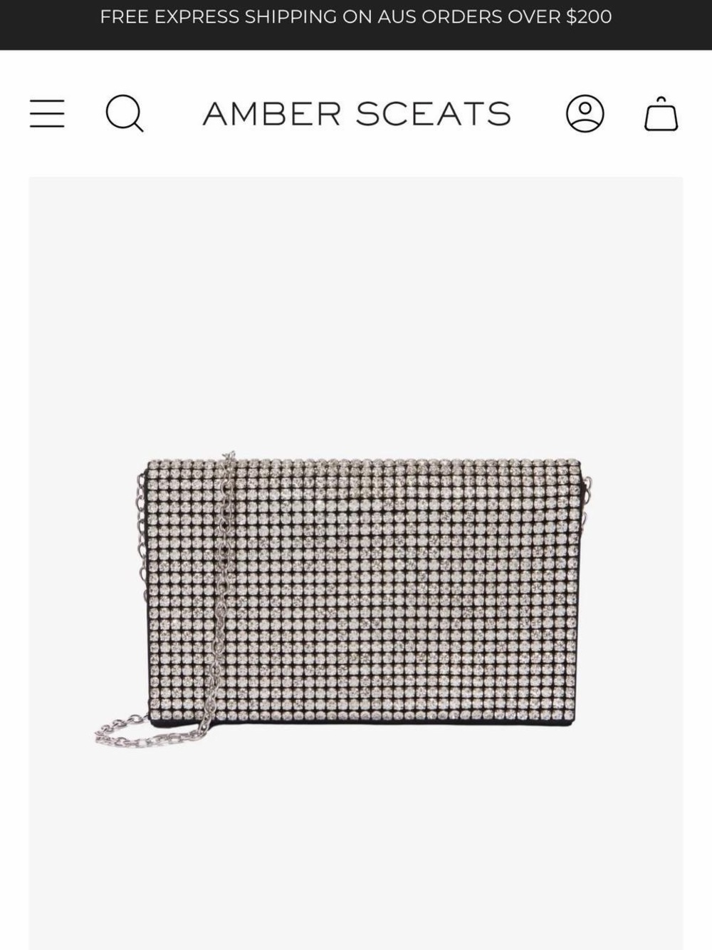 Amber Sceats Stella crystal bag